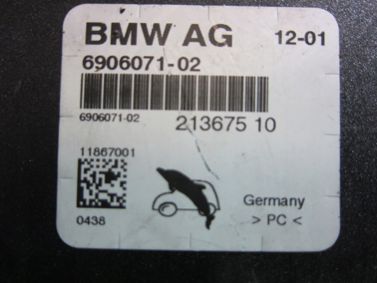 BMW E46 Verstärker ANTENY Fenster BOCZNEJ 6906071