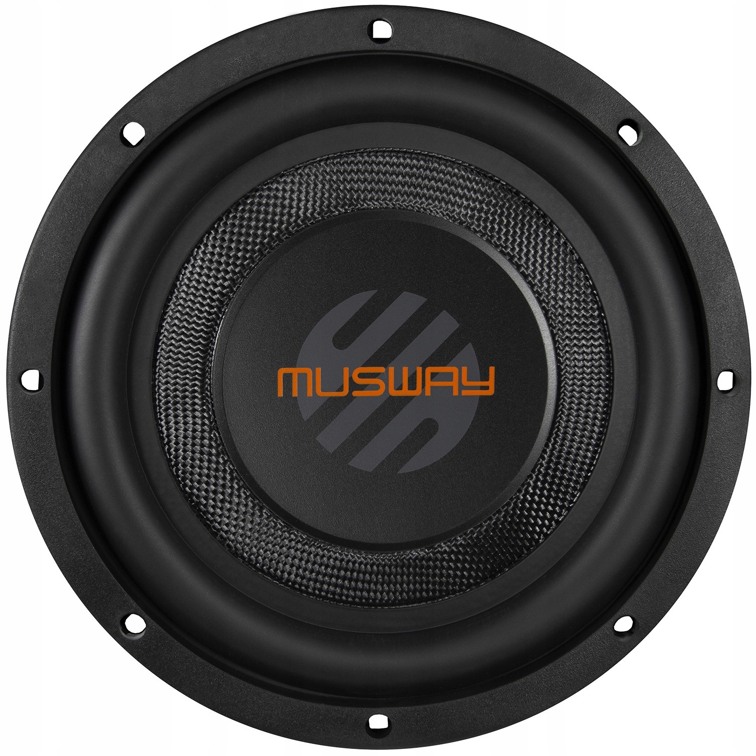 Musway MWS822 Plochý Basový Reproduktor Subwoofer 20 cm 8 palců 250 W 2x2