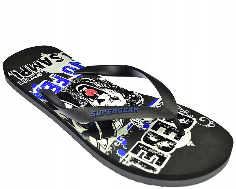 

Japonki Męskie Klapki Super Gear A9265 Bk-bl r. 45