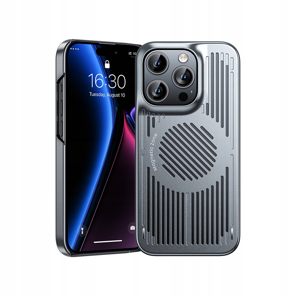 Benks Etui Magnetic Biliz Cooling Case do iPhone 14 Pro szary