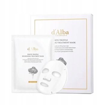 d'Alba White Truffle Nourishing Treatment Mask sada plátýnkových masek