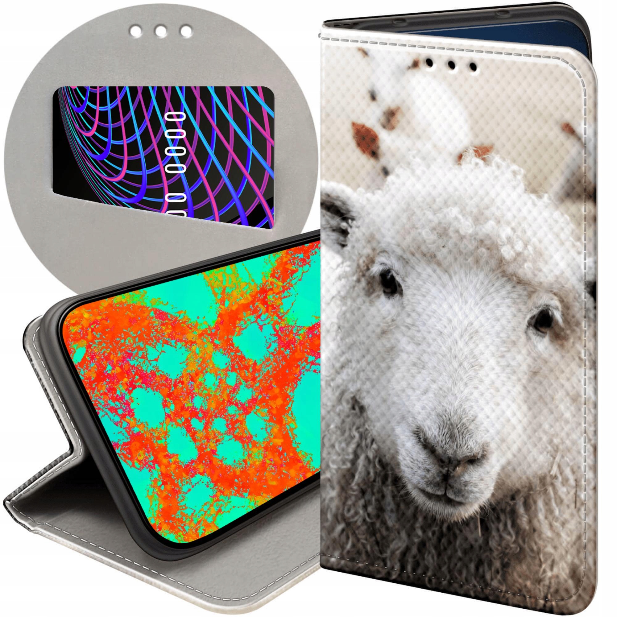 Etui Z Klapką Do Xiaomi Poco M3 Pro M3 Pro 5G Owca Owieczka Baranek