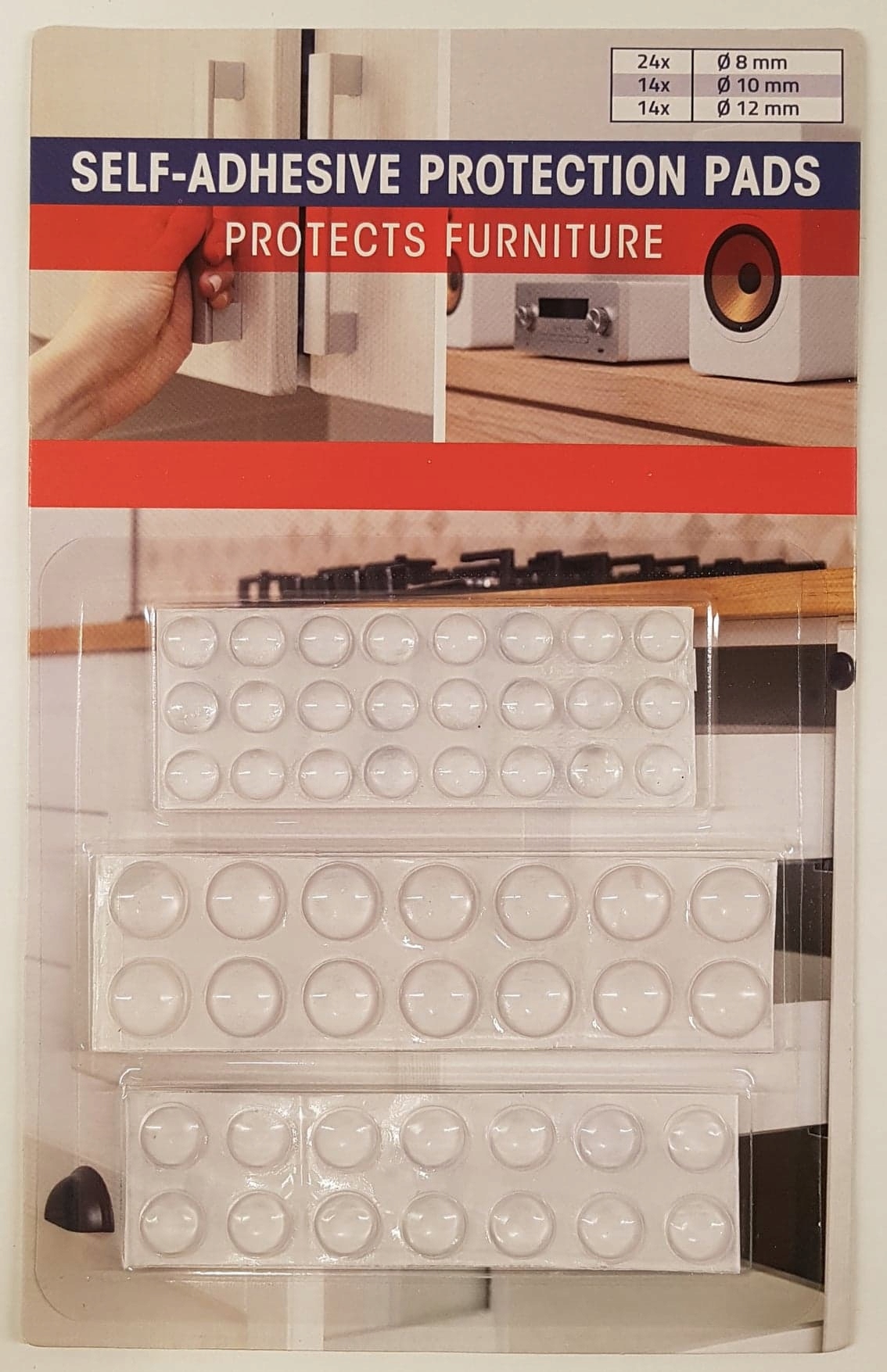 

Odbojniki Silikonowe Transparentne Zestaw 44 szt