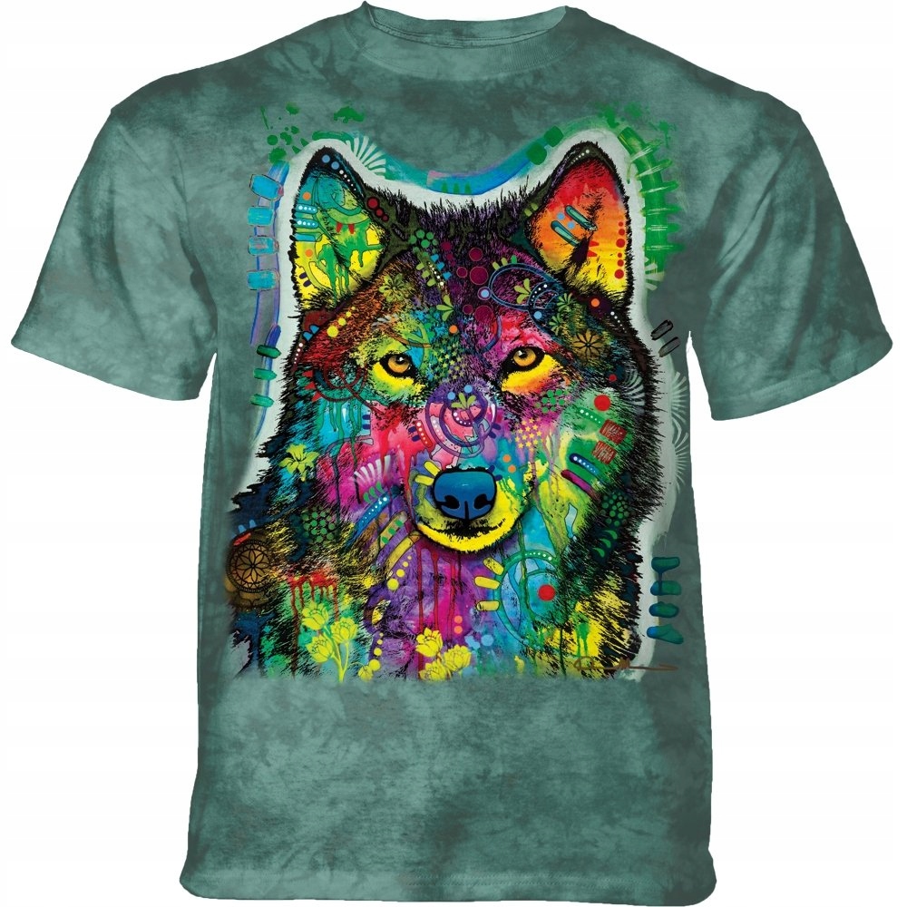 Tričko s vlkem Russo Gentle Wolf The Mountain 3XL