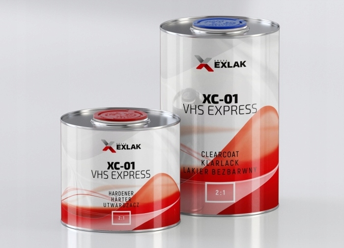 Lakier Bezbarwny VHS Express XC-01 + Utw. (1,5L) EXLAK