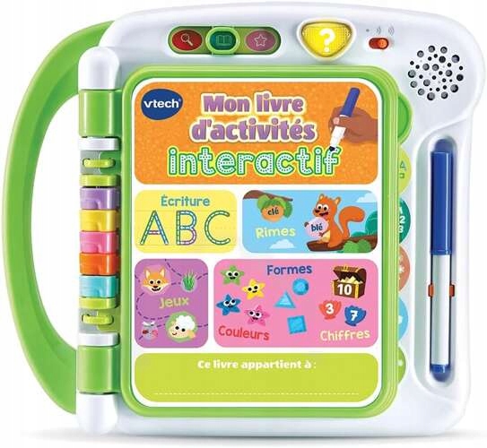 Vtech Książka Pełna Aktywności Edukacyjna Interaktywna Nauka pisania