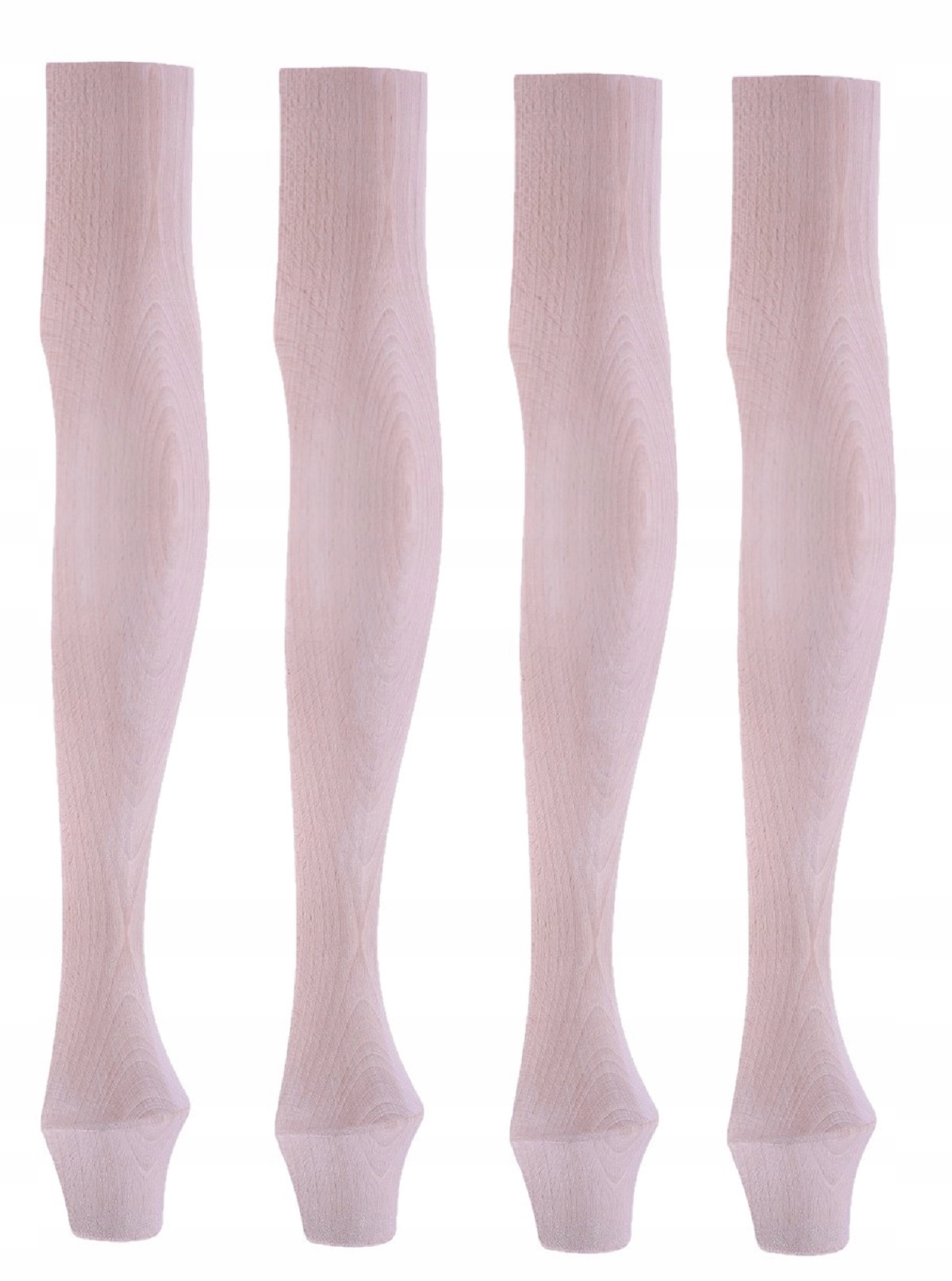 

Noga Nóżka Nogi Drewniane Buk Ludwik 46 CM 4 Szt