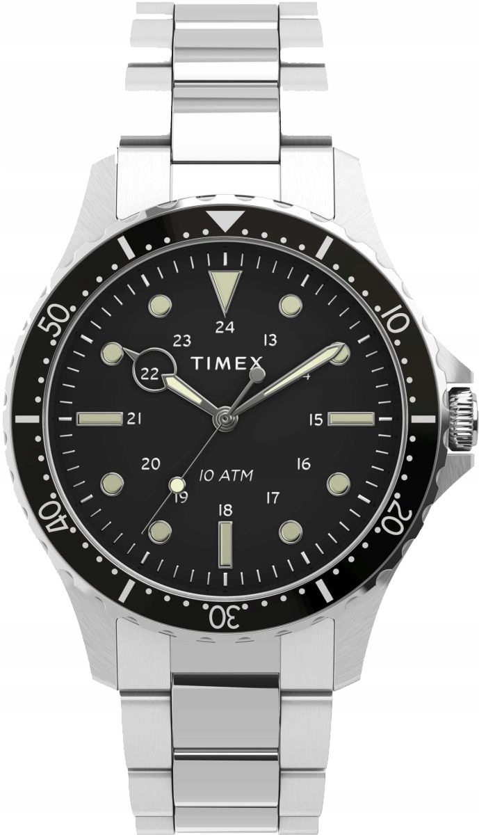 Klasické pánské hodinky na náramku Timex TW2U10800 Vodotěsnost WR100