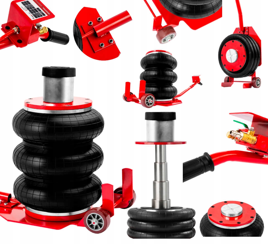 Podnośnik pneumatyczny Bałwanek Redats LS-230 3,5 t z Nakładką