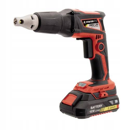 Šroubovák na sádrokarton aku Dws L20, (bez baterie a nabíječky), Stayer