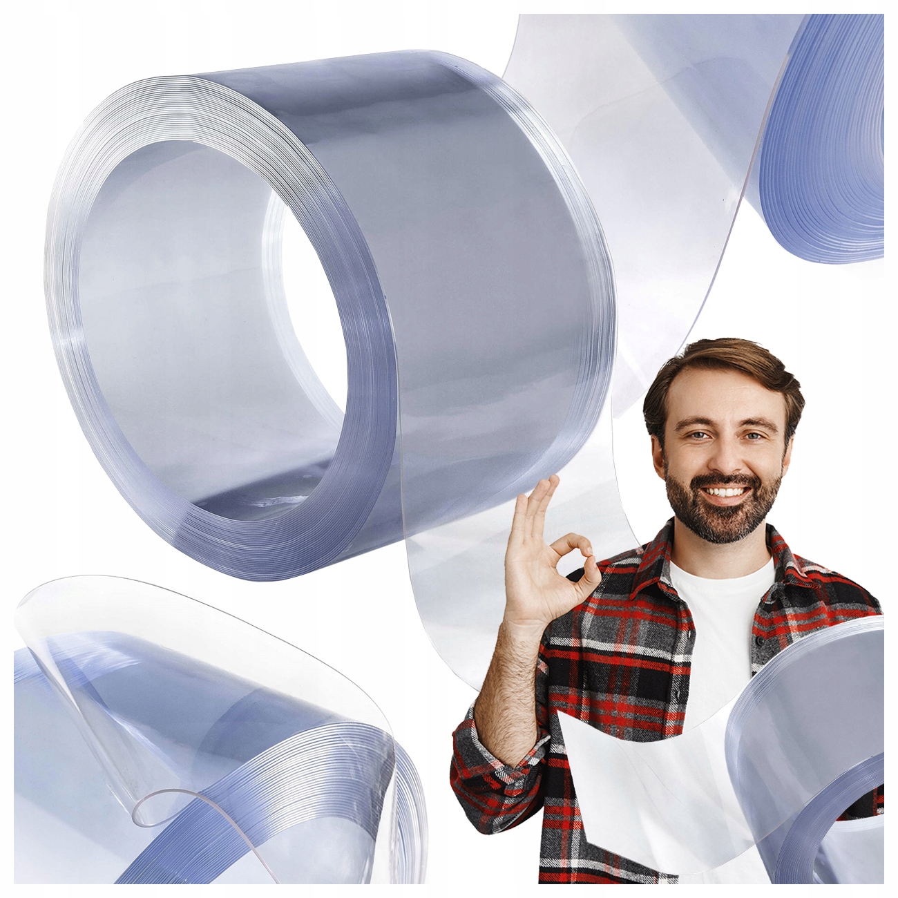 KURTYNA PCV KURTYNA PASKOWA FOLIA PASY PCV 300x2MM BRAMA MAGAZYNOWA ZASŁONA