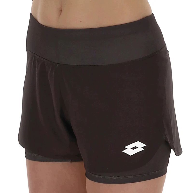 Spodenki Tenisowe Damskie Lotto Tech II-D1 Short Women Mole Brown S