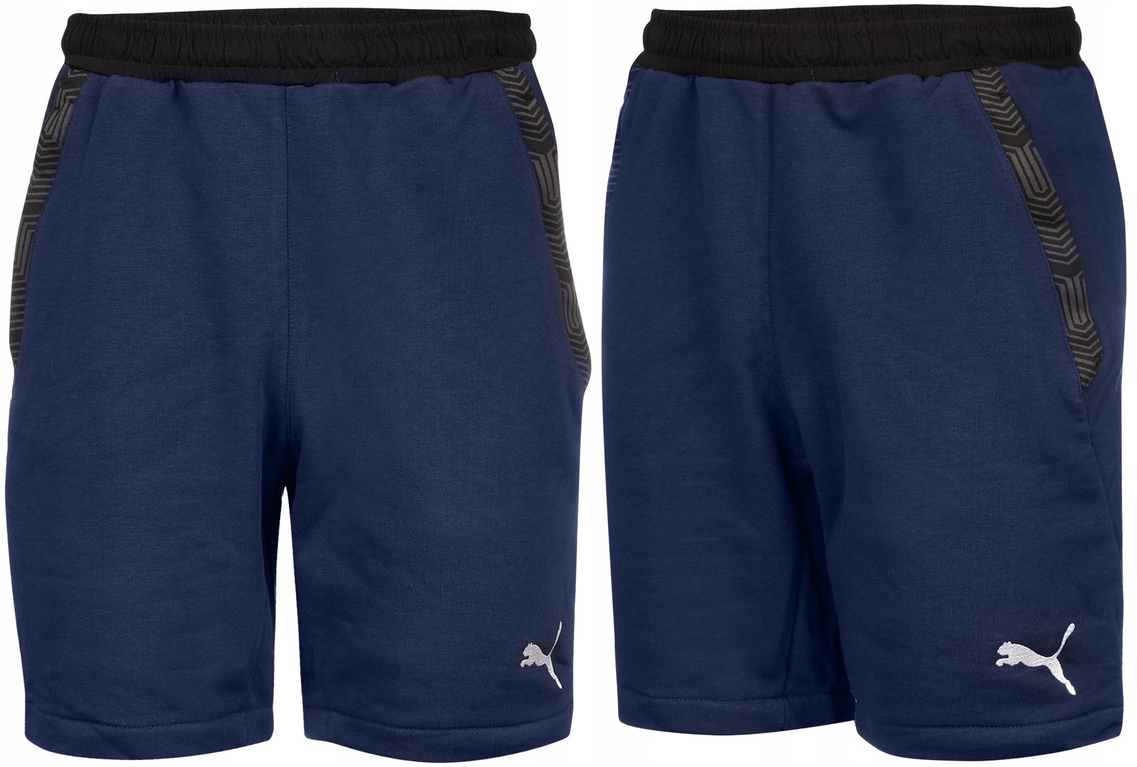 

Puma Krótkie Spodenki Bawełniane Męskie Granat L
