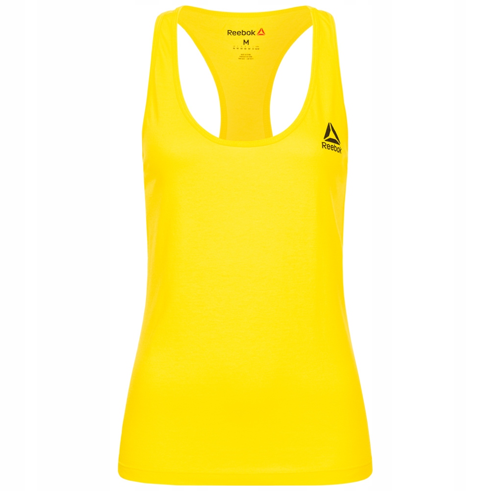 Żółta koszulka treningowa Reebok Trb Tank Top do fitnessu DU5332 Xs