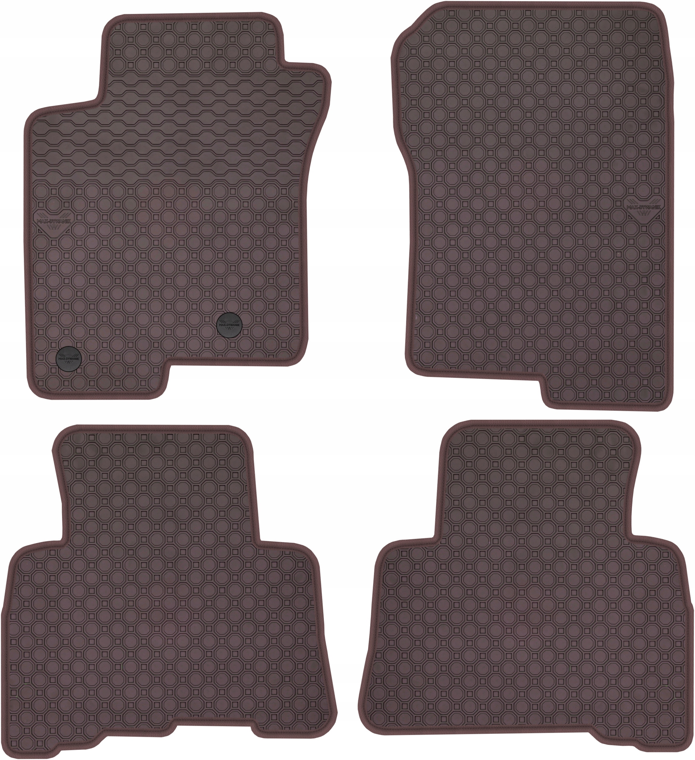 Land Cruiser J150 Long 09-17 Koberce Hnědé