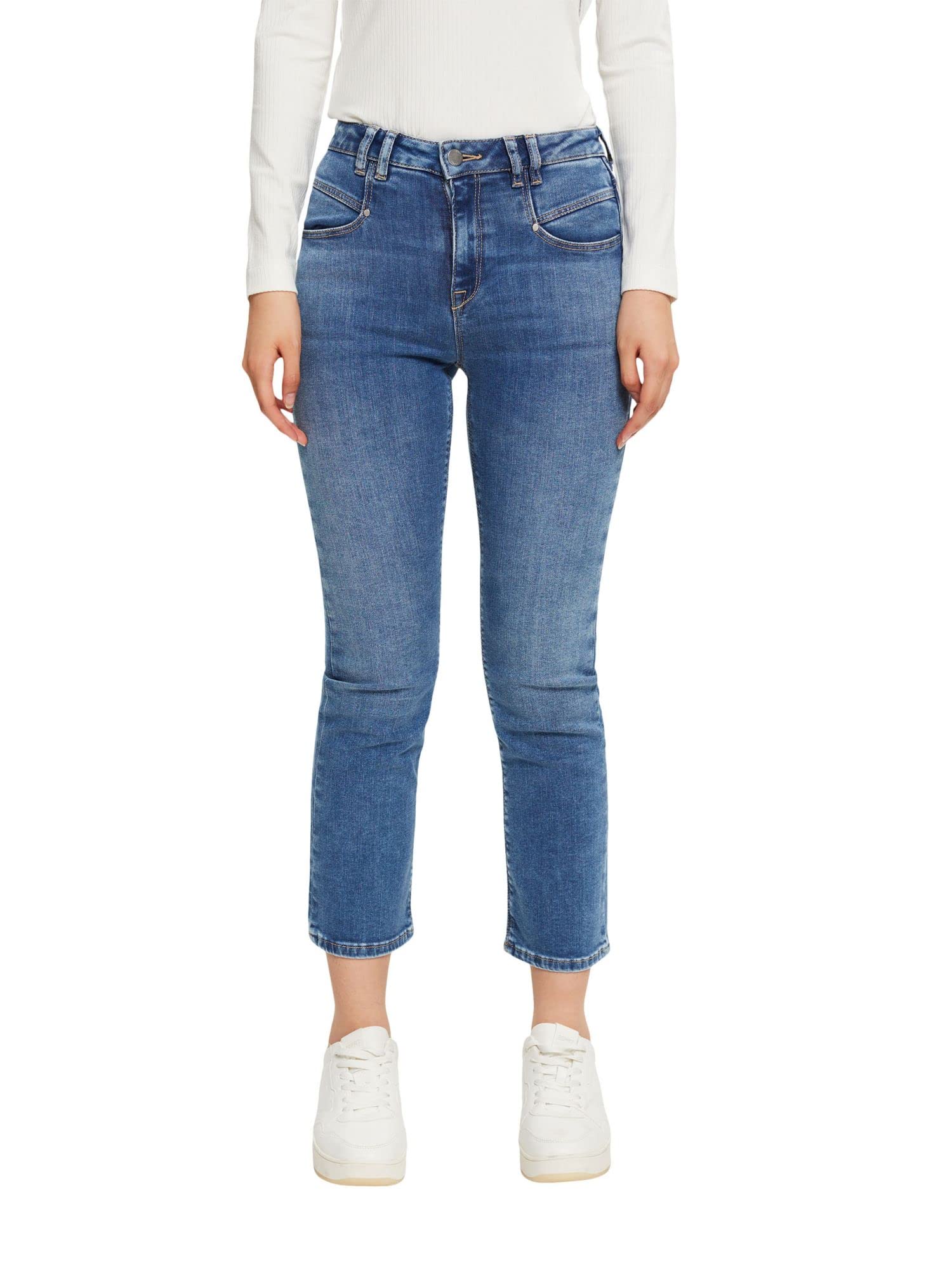 Esprit Dámské Klasické Džínové Kalhoty Tmavě Modré 28 6FA