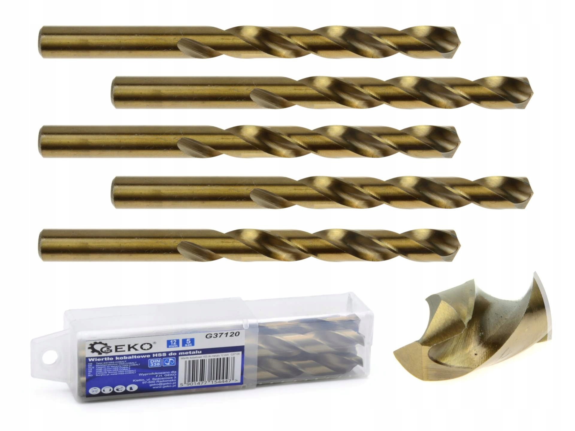 

Wiertło Kobaltowe do metalu Hss -co 12mm