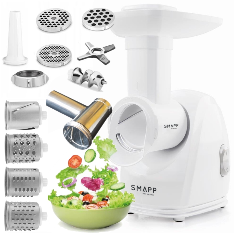 Maszynka Do Mięsa Smapp 489.81 2000W +szatkownica 4 Bębny Polska Smapp