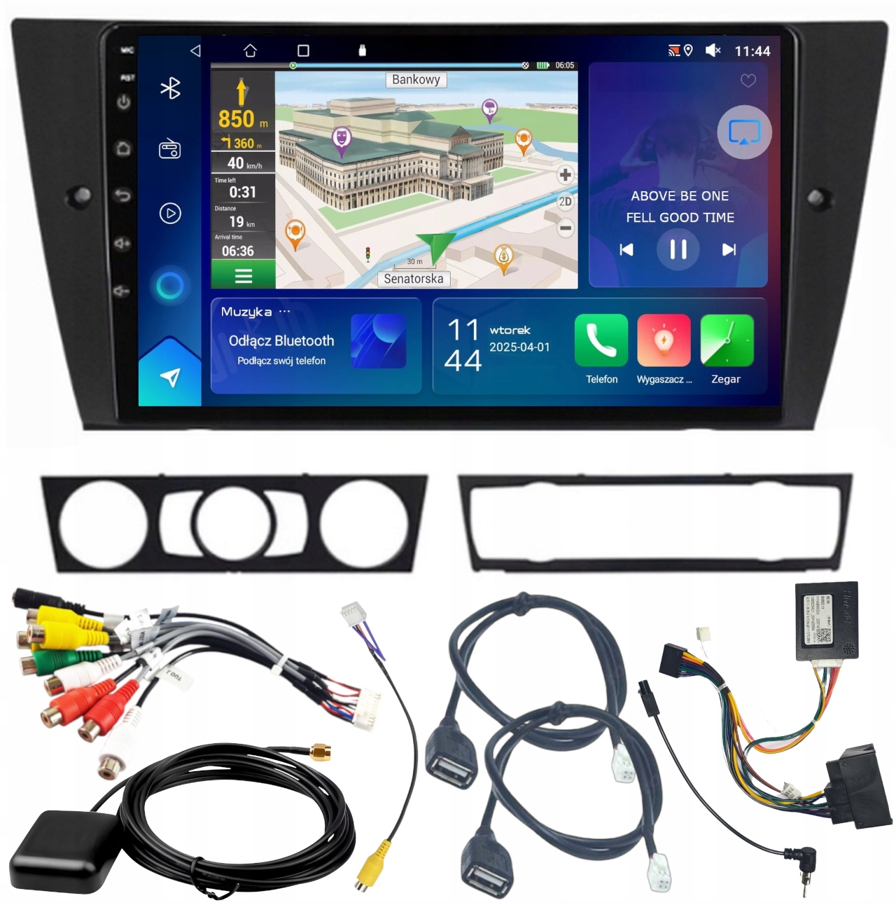 Autorádio Android Gps Bmw E90/E91/E92 2005-2012 Carplay 2GB 64GB