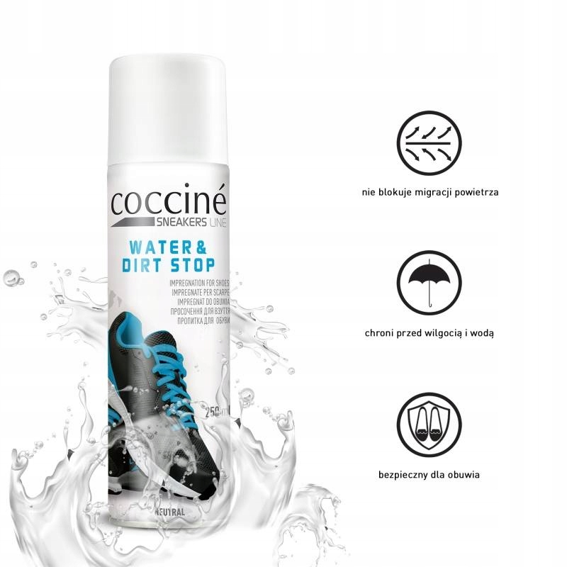 COCCINE WATER DIRT STOP IMPREGNAT DO BUTÓW 250ml Marka Coccine