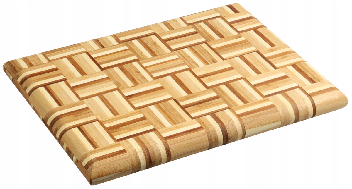 Kesper Krájacia doska moderný vzor bambus 40x30x3,5cm