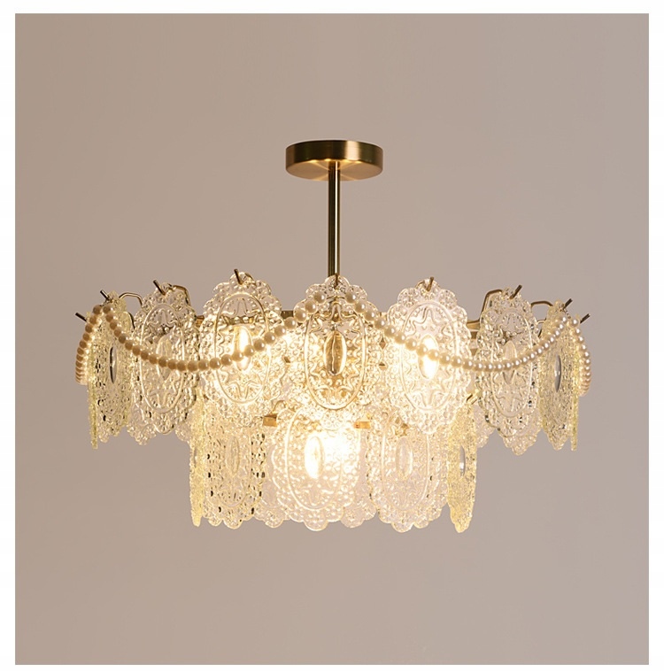 Stropná lampa Wilena JY8027-50, 6xE14, priemer 50 cm