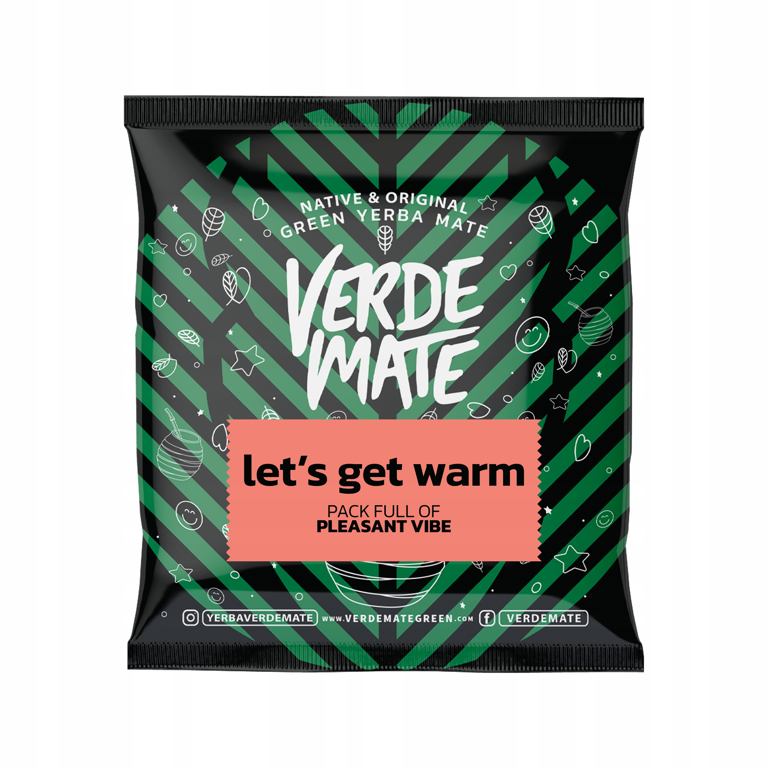Levně 9 x Verde Mate Green Let's Get Warm 50 g