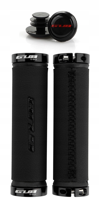 

Gripy Rączki Chwyty do roweru Skóra Gub G-607