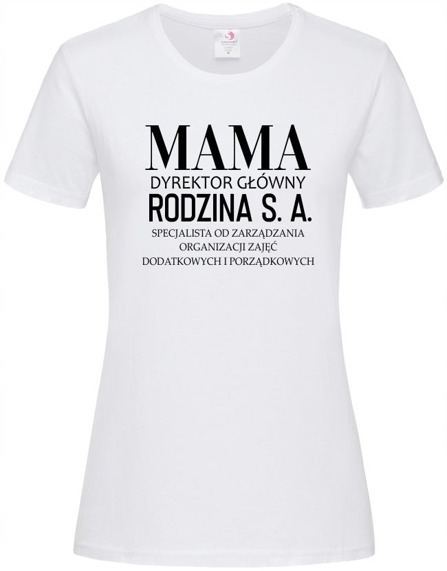 

Koszulka Na Dzień Matki Mamy Dyrektor Rodziny