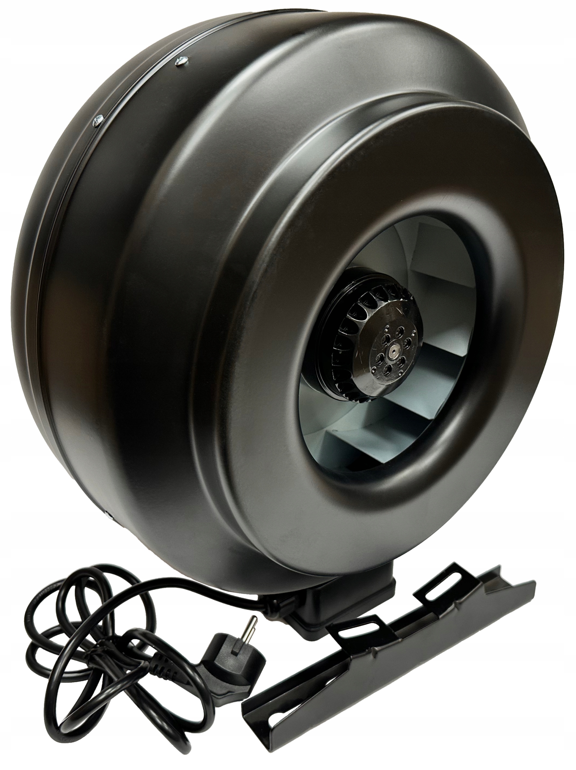 Wentylator Kanałowy Cdr 315 mm Łożyska Kulkowe Kabel 1,5m Wtyczka 1850 m³/h