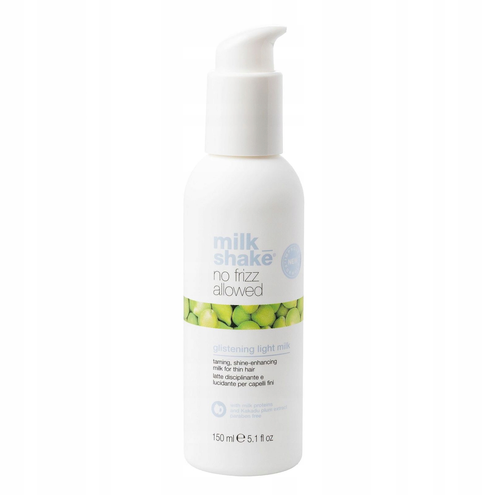 Milk Shake No Frizz Allowed Glistening Light Milk 150 ML Lesk pro vlasy proti krepatění 150 ml