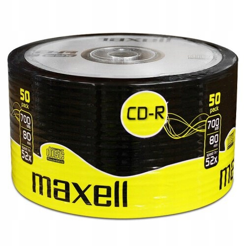 Płyta CD Maxell Cd-r 700 Mb 50 szt. Szpindel