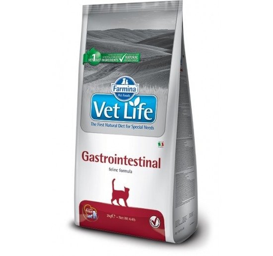 Levně Farmina Vet Life Gastrointestinal Cat 5kg Suché Krmivo Pro Kočky na trávicí