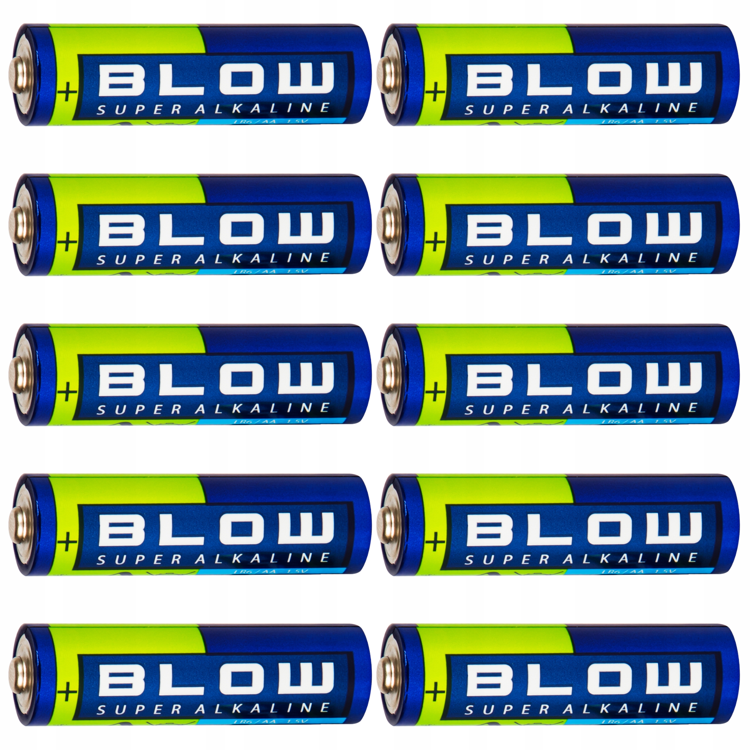 

10x Mocna Bateria Alkaliczna Aa R6 Paluszki Zestaw