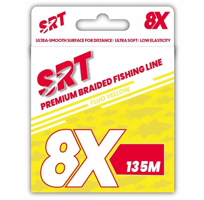Sert plecionka 135m 8X Srt 0,16mm Yellow