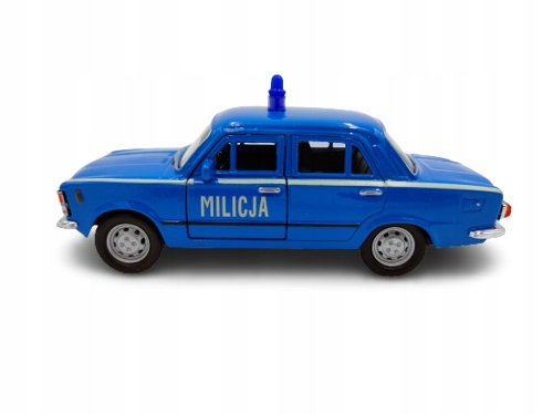 

Fiat 125P Milicja Metalow Model W Skali 1:34 Welly