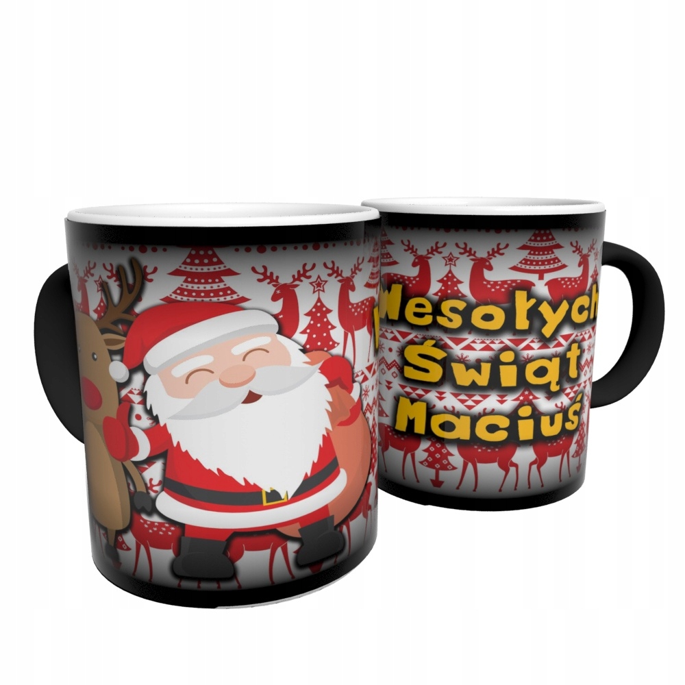 

Magiczny Kubek Świąteczny Imie +kartonik