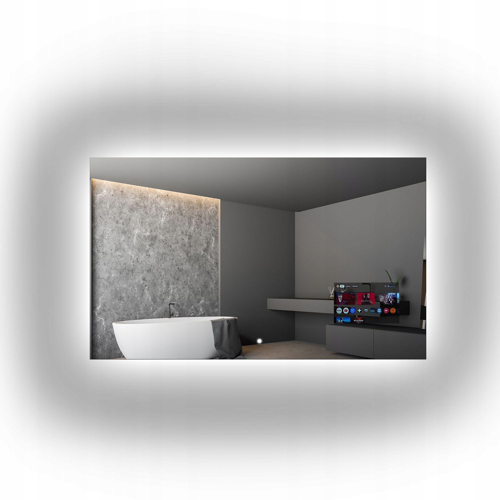 Zrcadlo s podsvícením Agis Smart Led 160x80
