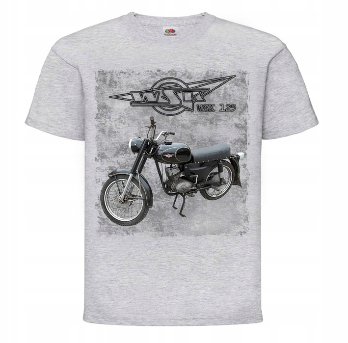 WSK 125 MOTOROWER RETRO KOSZULKA KOLEKCJONERSKA Wzór dominujący inny wzór