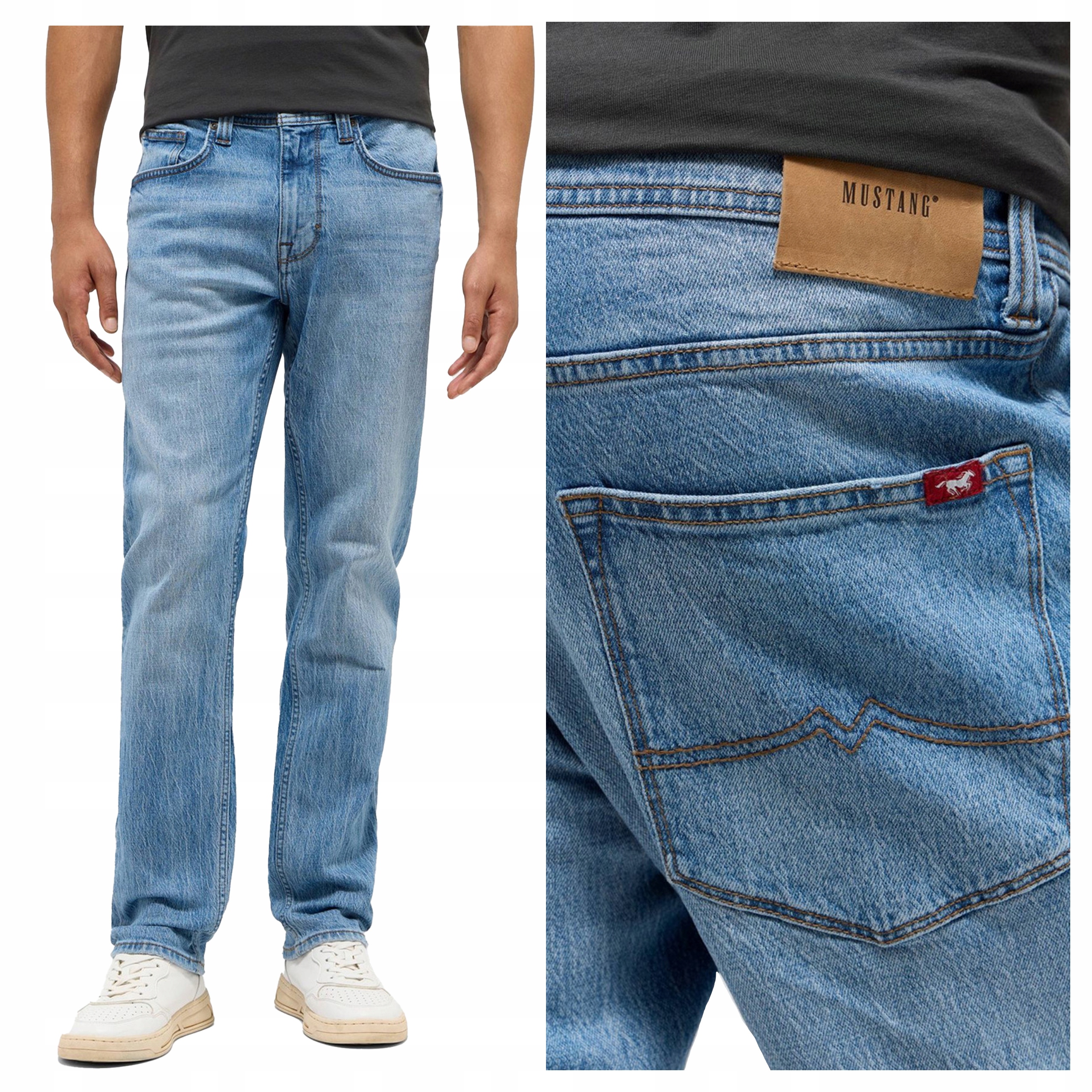Mustang Orlando Slim W32 L32 Pánské džínové kalhoty džíny Přiléhavé