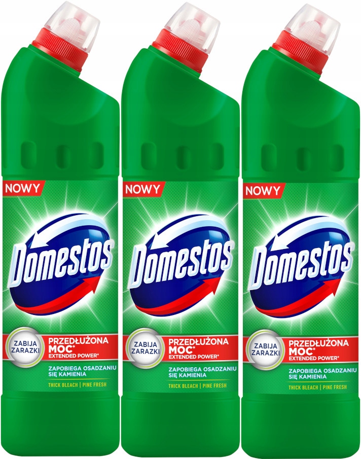 

Domestos Extended Power Płyn Wc Pine Fresh 3x750ml