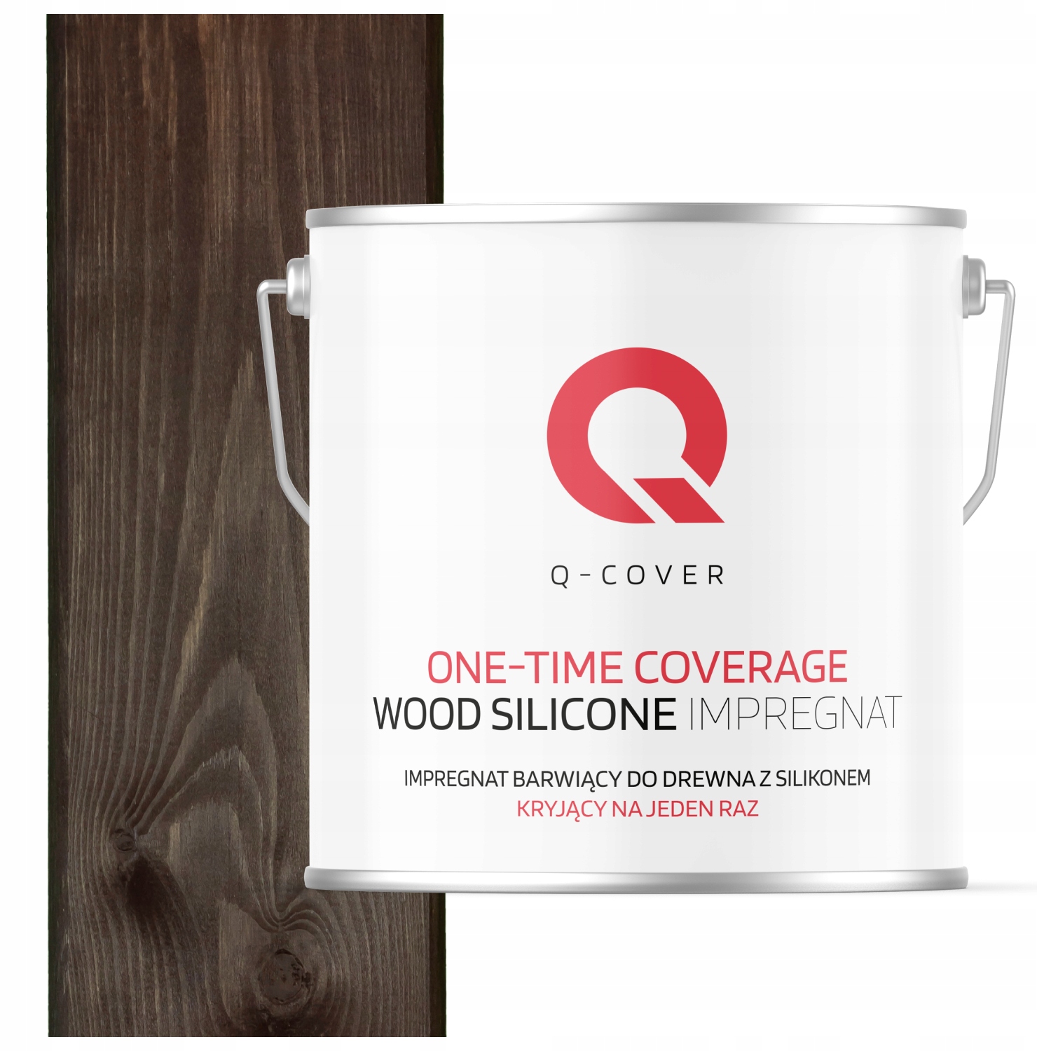 Impregnácia Na Drevo Kryjúca Na Jedenkrát Extra Farba Uv Palisander 5 L