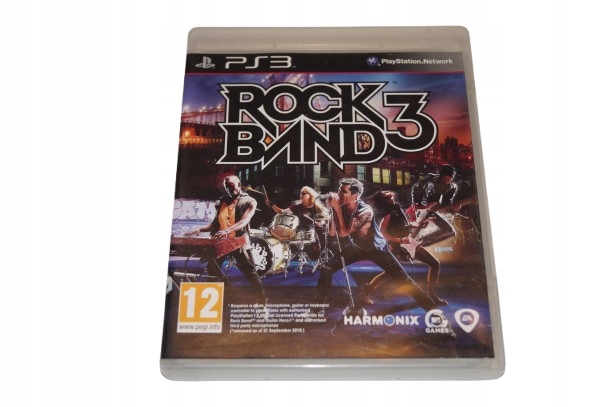 RockBand 3 PlayStation 3 (PS3) pudełkowa