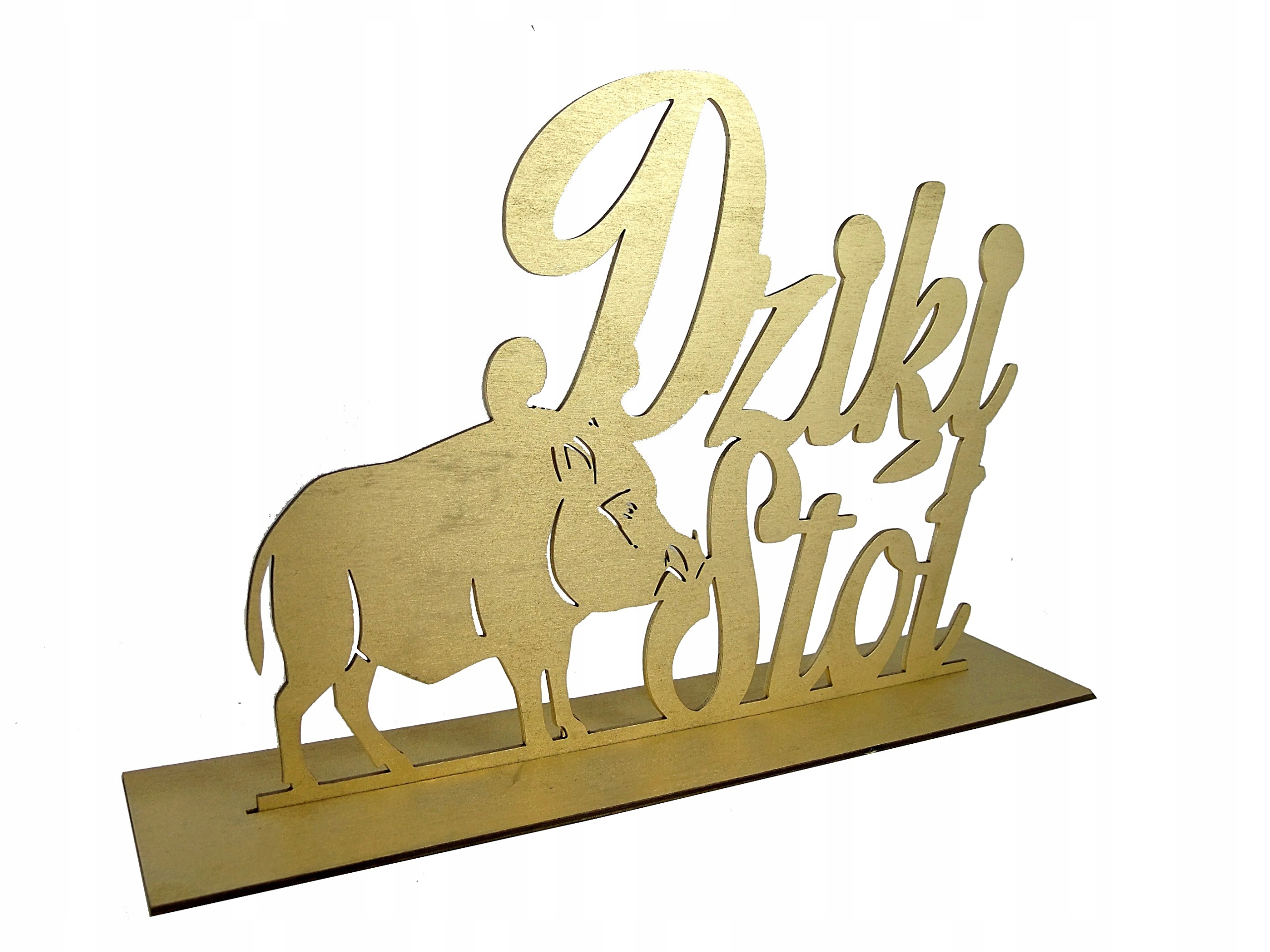 

Dziki Stół Napis Na Stół Weselny Duży 35cm Wiejski