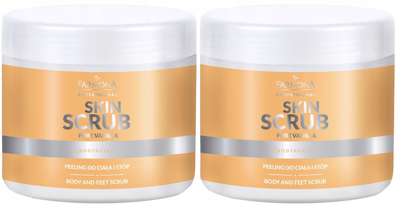 Pure Vanilla Peeling na tělo a nohy 500 g Skin Scrub Odstranění epidermis
