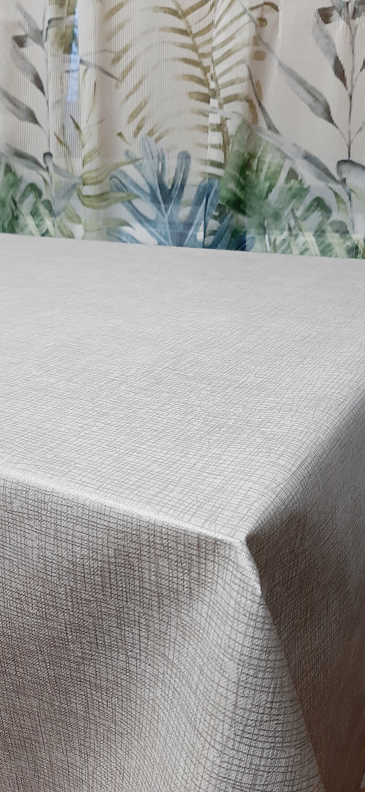 CERATA, OBRUS, CERATA NA METRY, BEŻOWO POPIELATA, BEZ WZORÓW Szerokość produktu 140 cm