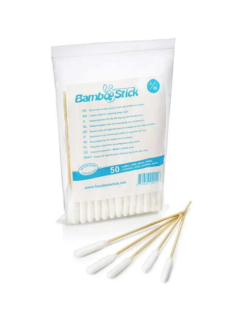 

BambooStick Patyczki do pielęgnacji uszu psów L/XL