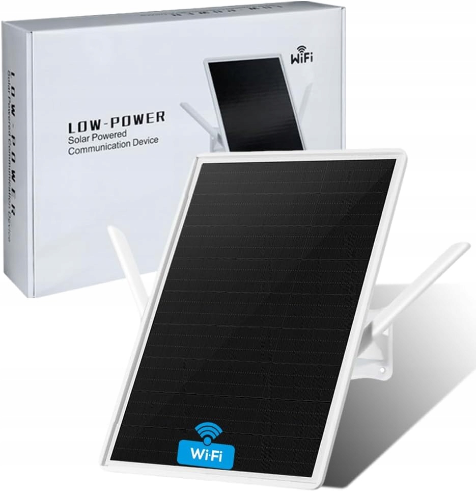WiFi zosilňovač so solárnou batériou, externý opakovač 300 Mb/s 2.4 GHz