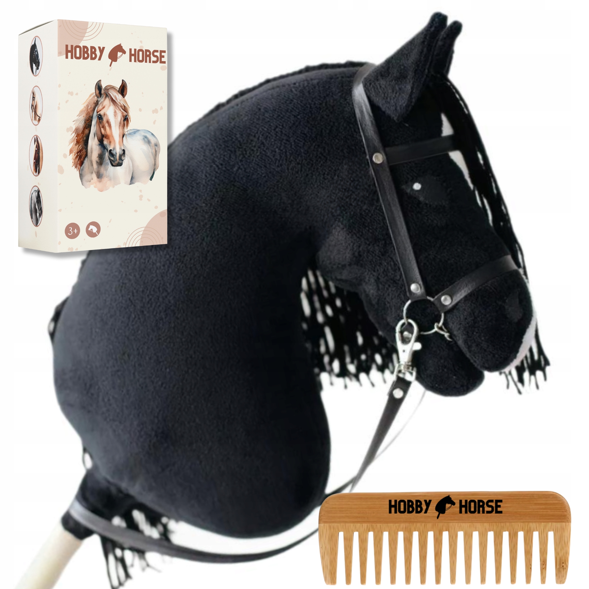 Kůň Na Holci Hobby Kůň A4 Koňská Hříva Koňská Hlava Hřeben Dárek Krabička