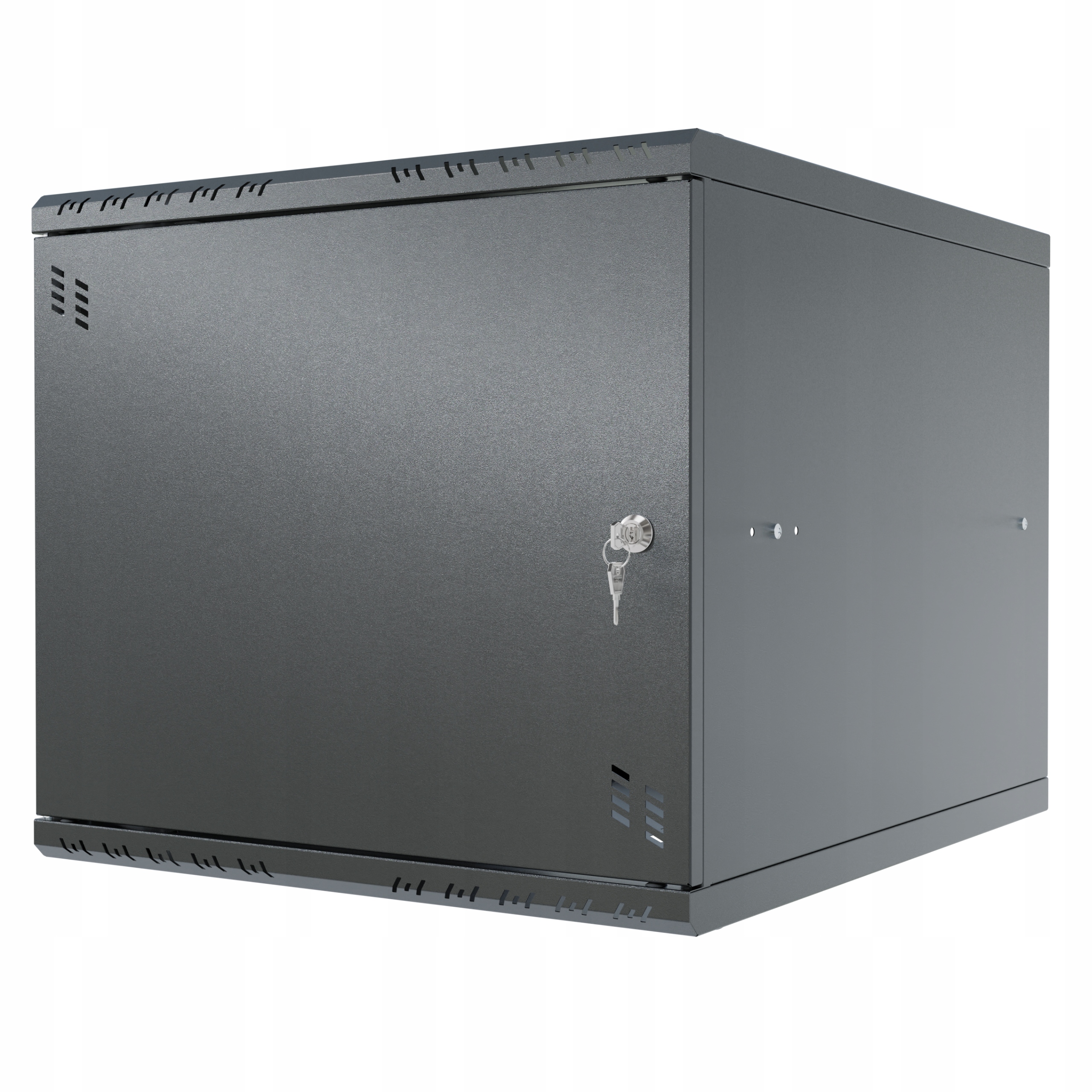 Skříň Serverová Rack 19" 9U 600 mm Kovové dveře Černá Stalflex